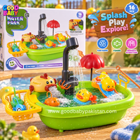 Kids Fun Water Park Fishing Play Set 16 Pcs