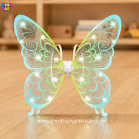 Kids light-up butterfly wings costume with music