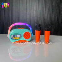 Kids music toy set with colorful headphone design