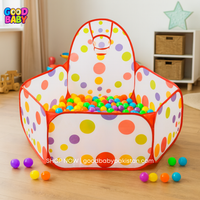 Baby and toddler indoor ball pit with bright dots – GoodBabyPakistan
