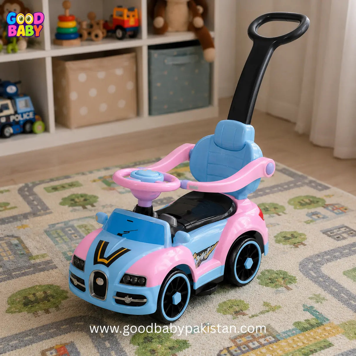 Kids stroller ride on push car for toddlers in Pakistan