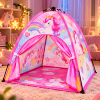 Kids unicorn camping tent play set with carry bag – Pakistan