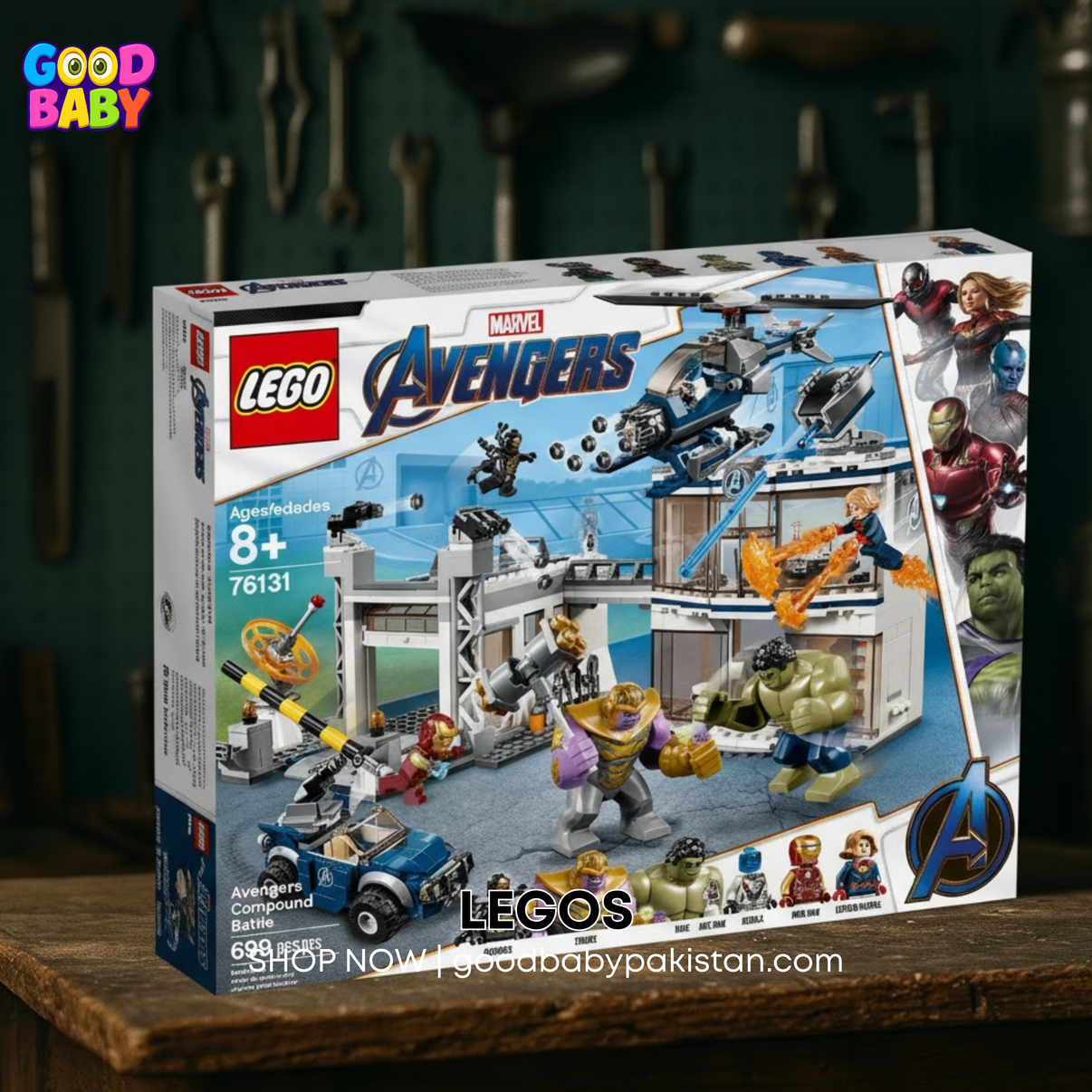 LEGO Marvel Avengers Compound Battle set with superheroes – available at GoodBabyPakistan