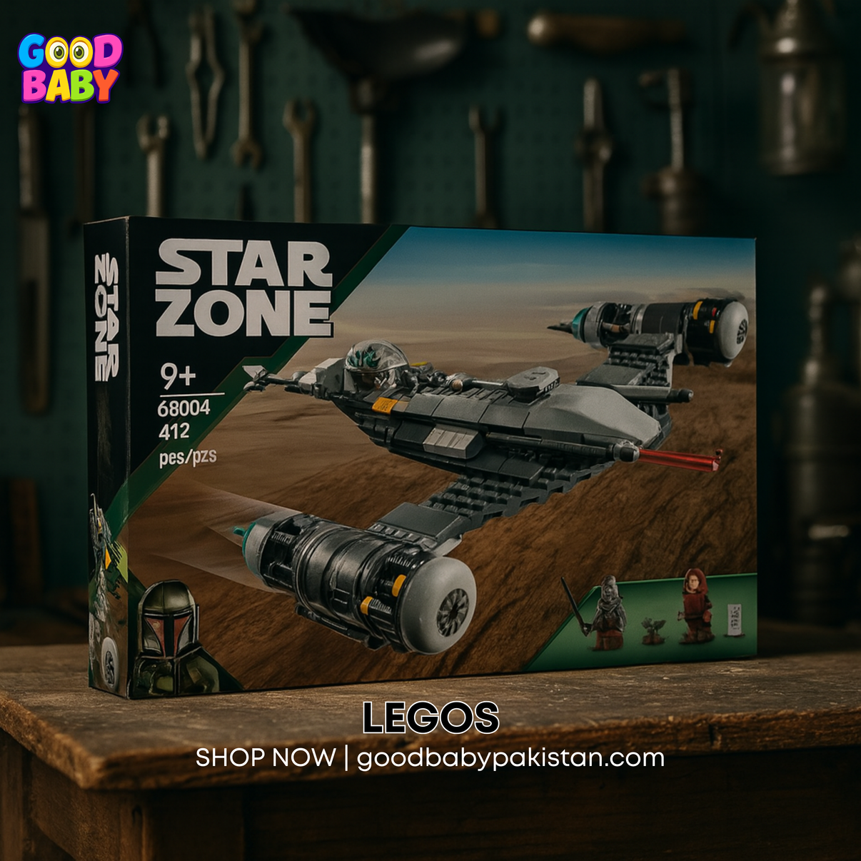LEGO Star Wars N-1 Mandalorian Starfighter set with Grogu and minifigures – GoodBabyPakistan