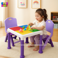 LEGO compatible kids learning table
