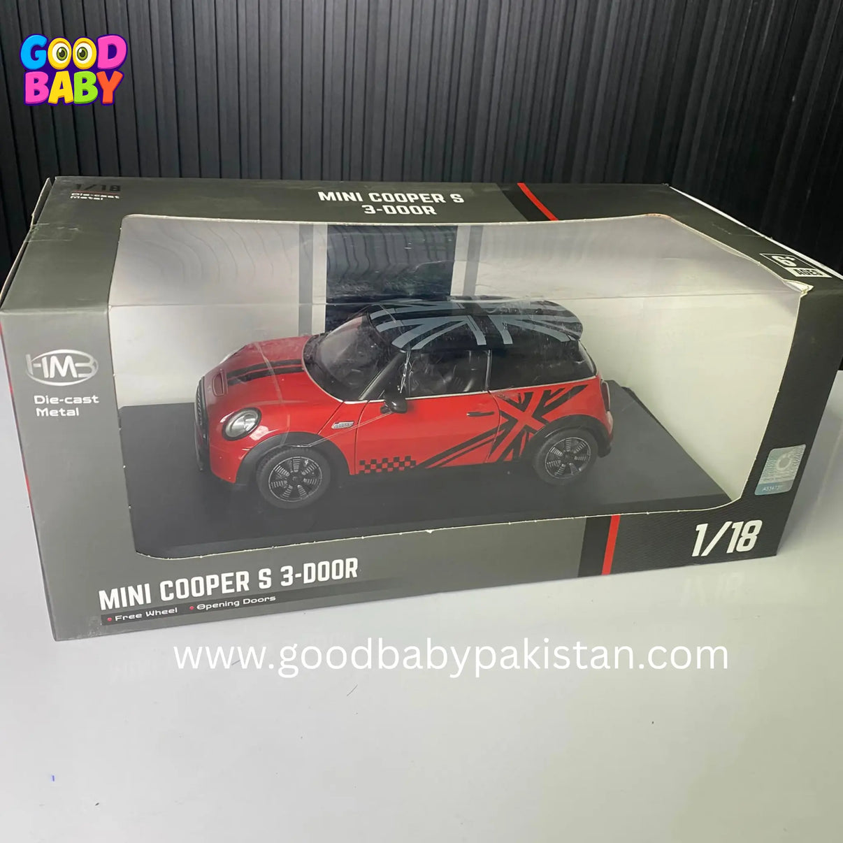Mini Cooper S diecast model car 1:18 scale Pakistan