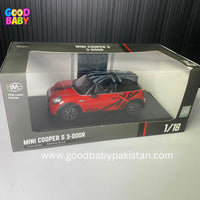 Mini Cooper S diecast model car 1:18 scale Pakistan