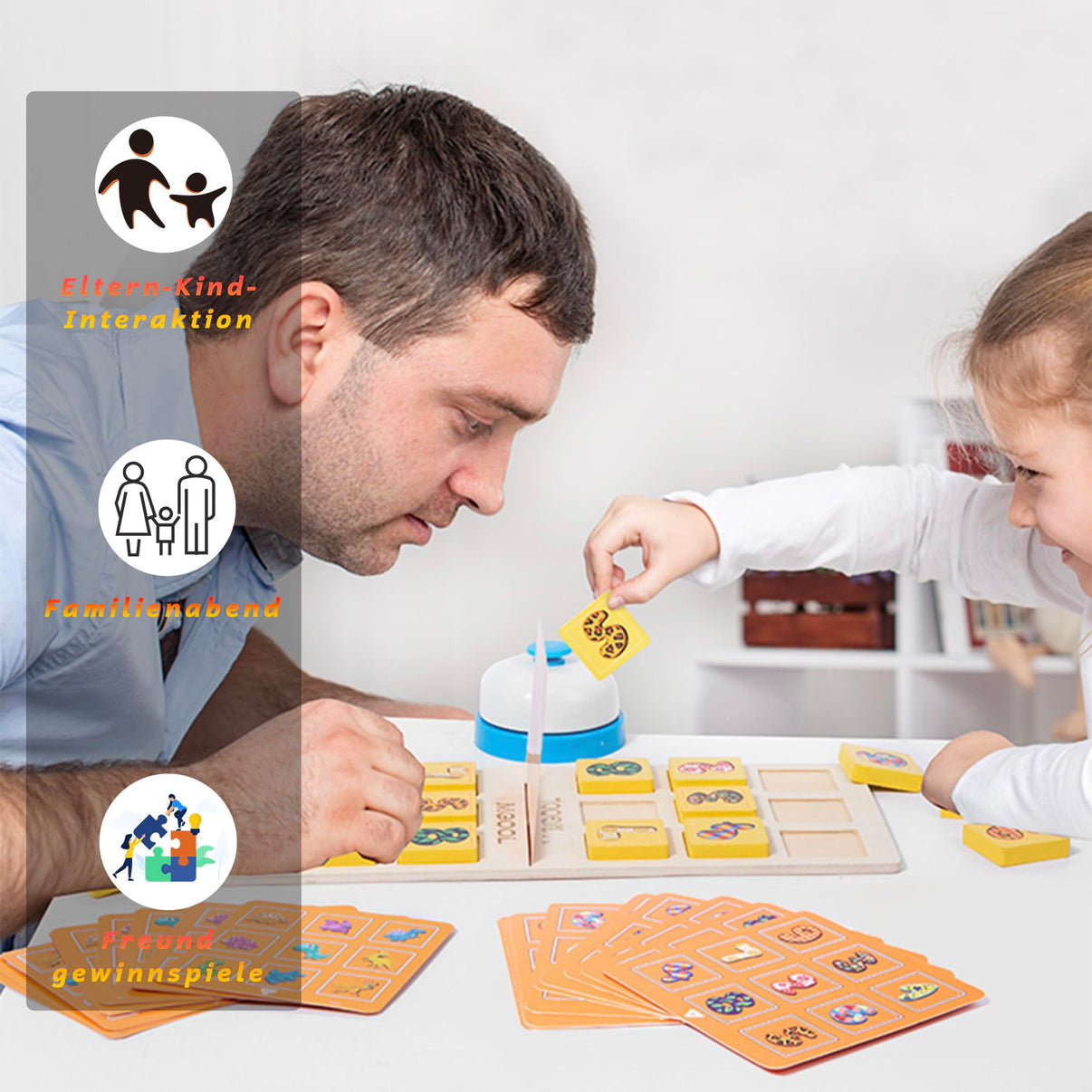 Montessori wooden memory matching game for kids by GoodBabyPakistan
