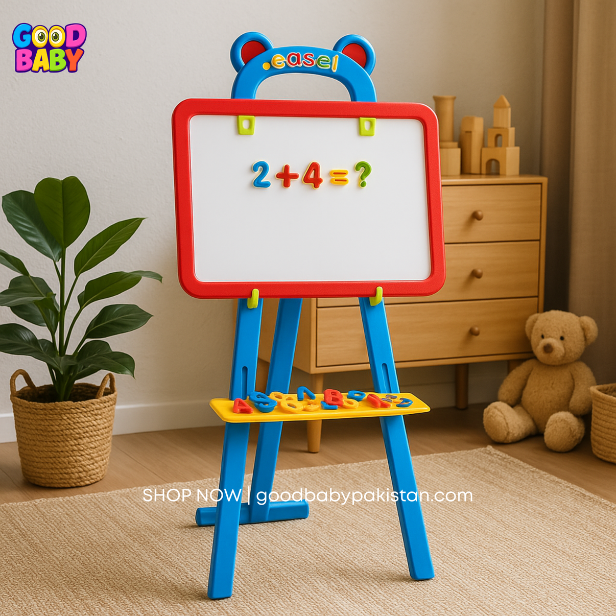My Little Pony dual-sided magnetic learning easel with alphabet magnets – GoodBabyPakistan