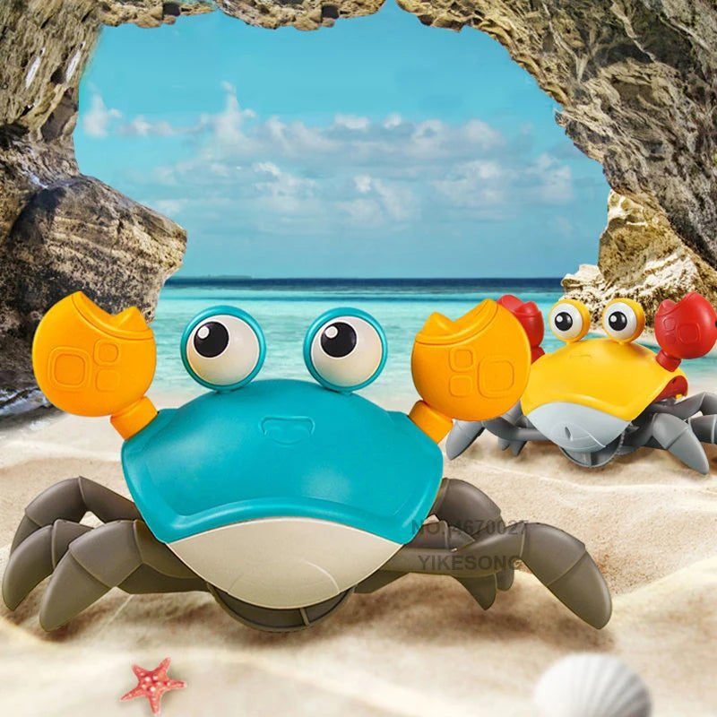 "Non-Toxic, Durable Plastic Musical Crawling Crab Toy for Babies – Safe Baby Toy in Pakistan"
