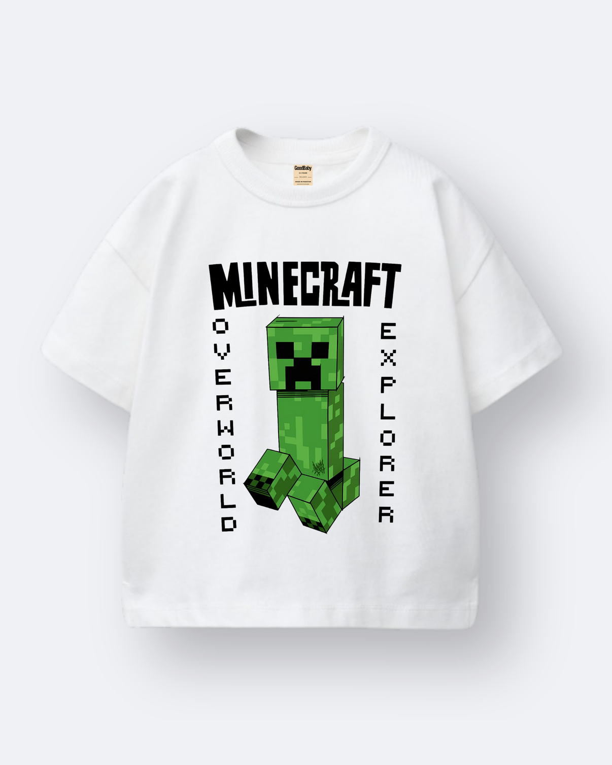Oversized Minecraft tee in premium cotton