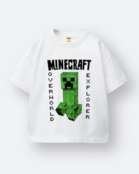 Oversized Minecraft tee in premium cotton