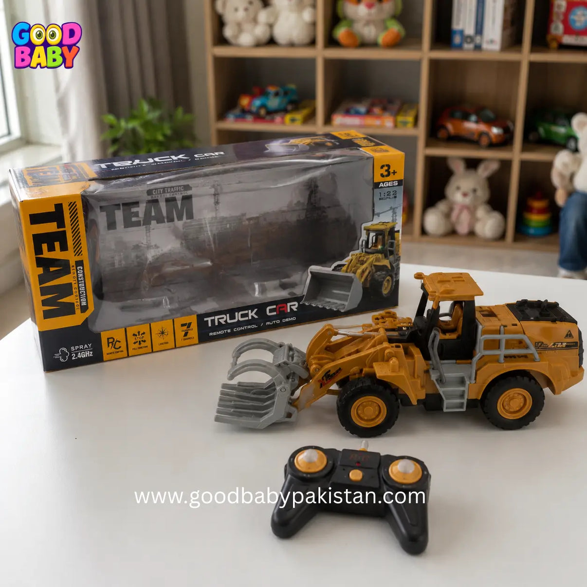 RC construction truck toy for kids in Pakistan