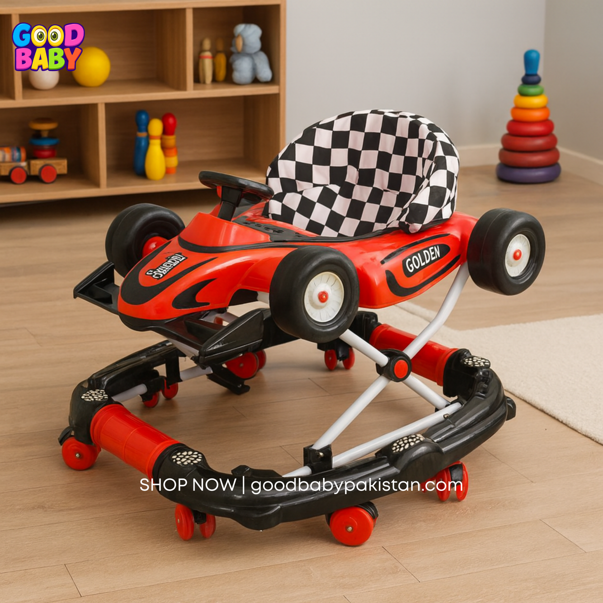 Formula-style baby walker for early walking support – GoodBabyPakistan