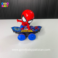Remote control Spider-Man skateboard toy front view