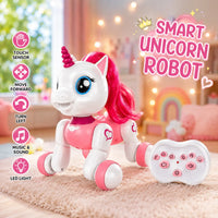 Smart Unicorn Robot Toy with remote control for kids