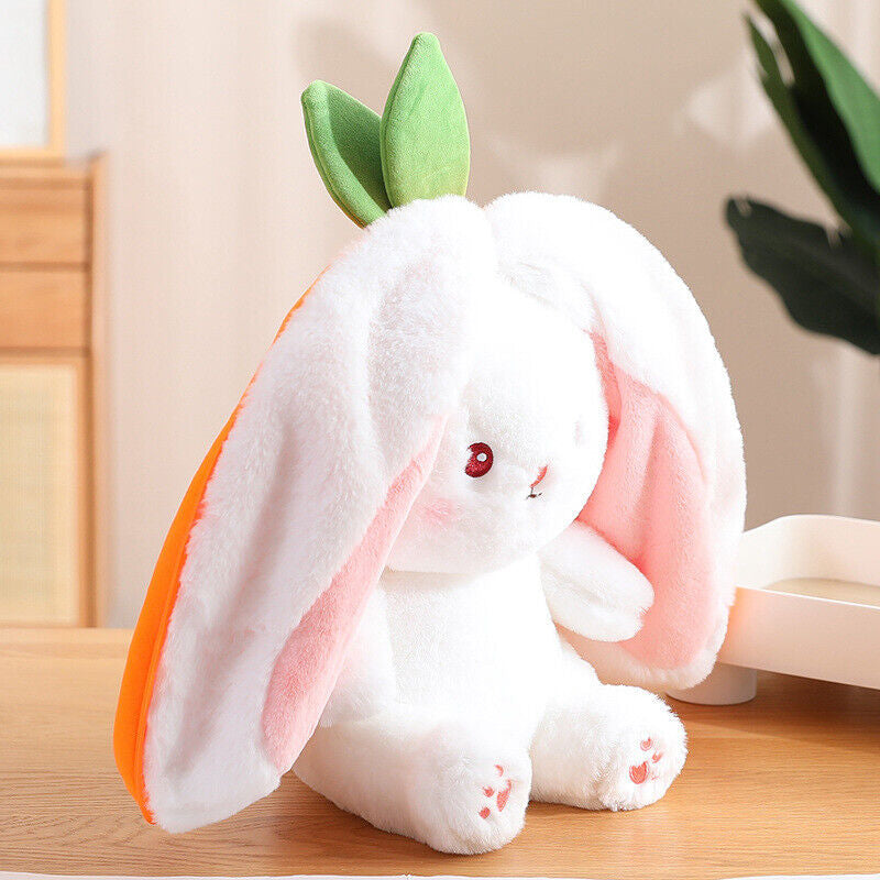 High-quality kawaii bunny plush pillow for snuggling and napping