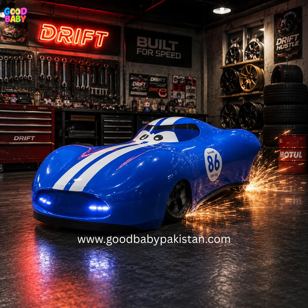 Spark Drift RC Racing Car with LED lights in Pakistan