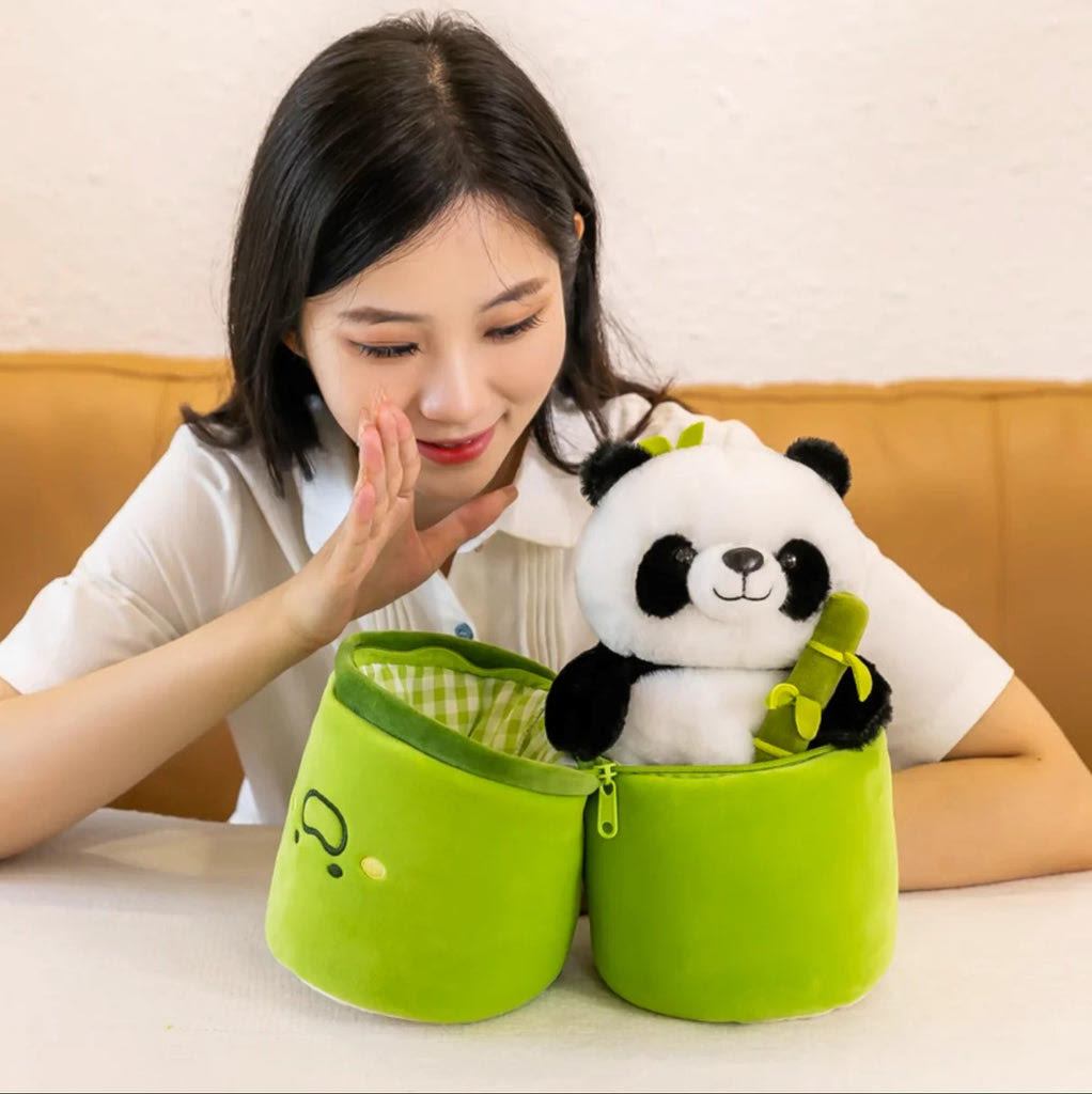 Bamboo Panda Plush Toy - Ultra Soft Cuddly Companion