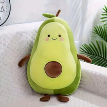 Cute Smiling Avocado Plush Toy (35CM) – Super Soft, Huggable Stuffed Fruit Perfect for All Ages and Gift-Giving"