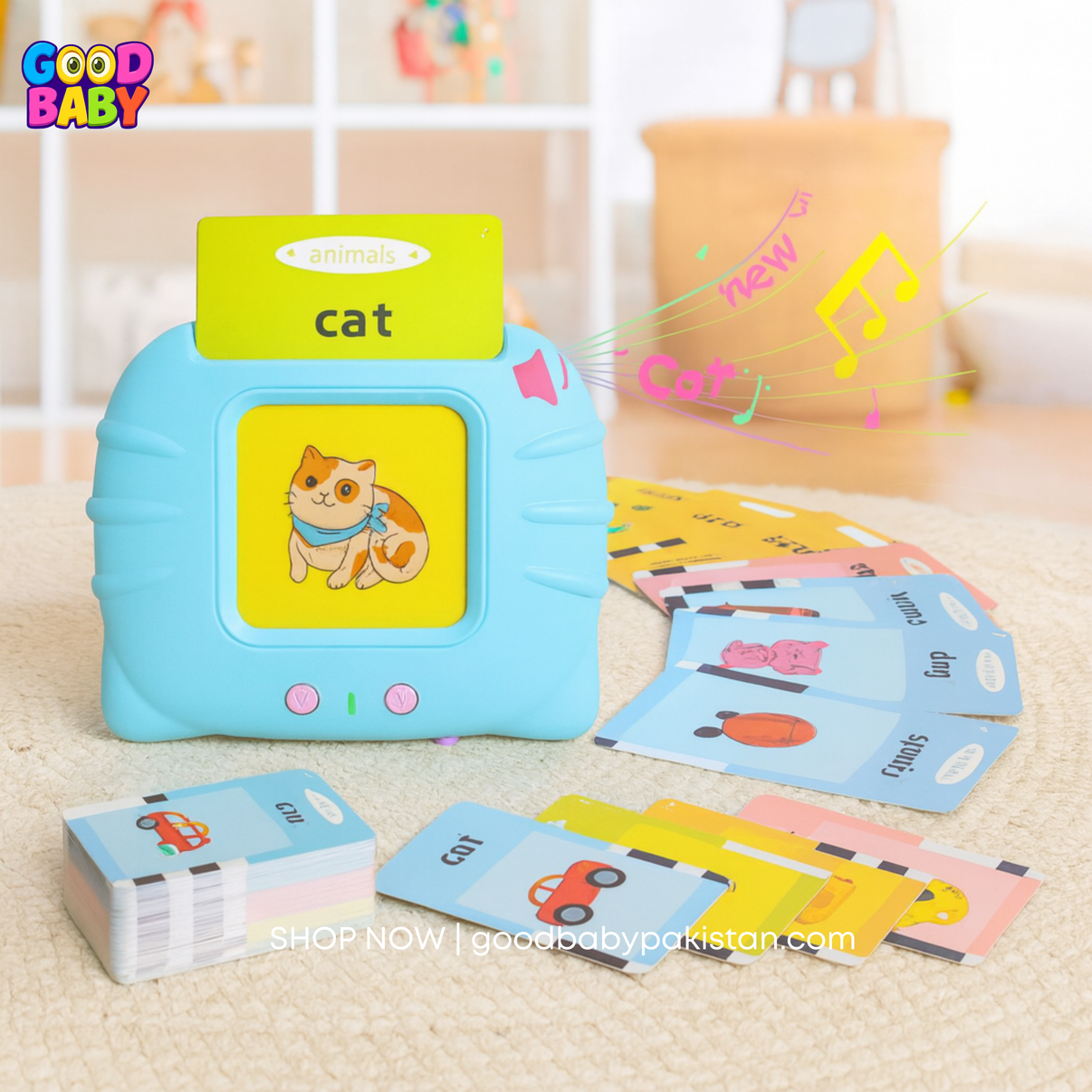 Talking Flash Cards Bilingual Urdu English Toy for Kids – GoodBabyPakistan