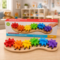 Wooden gear puzzle toy for kids in Pakistan