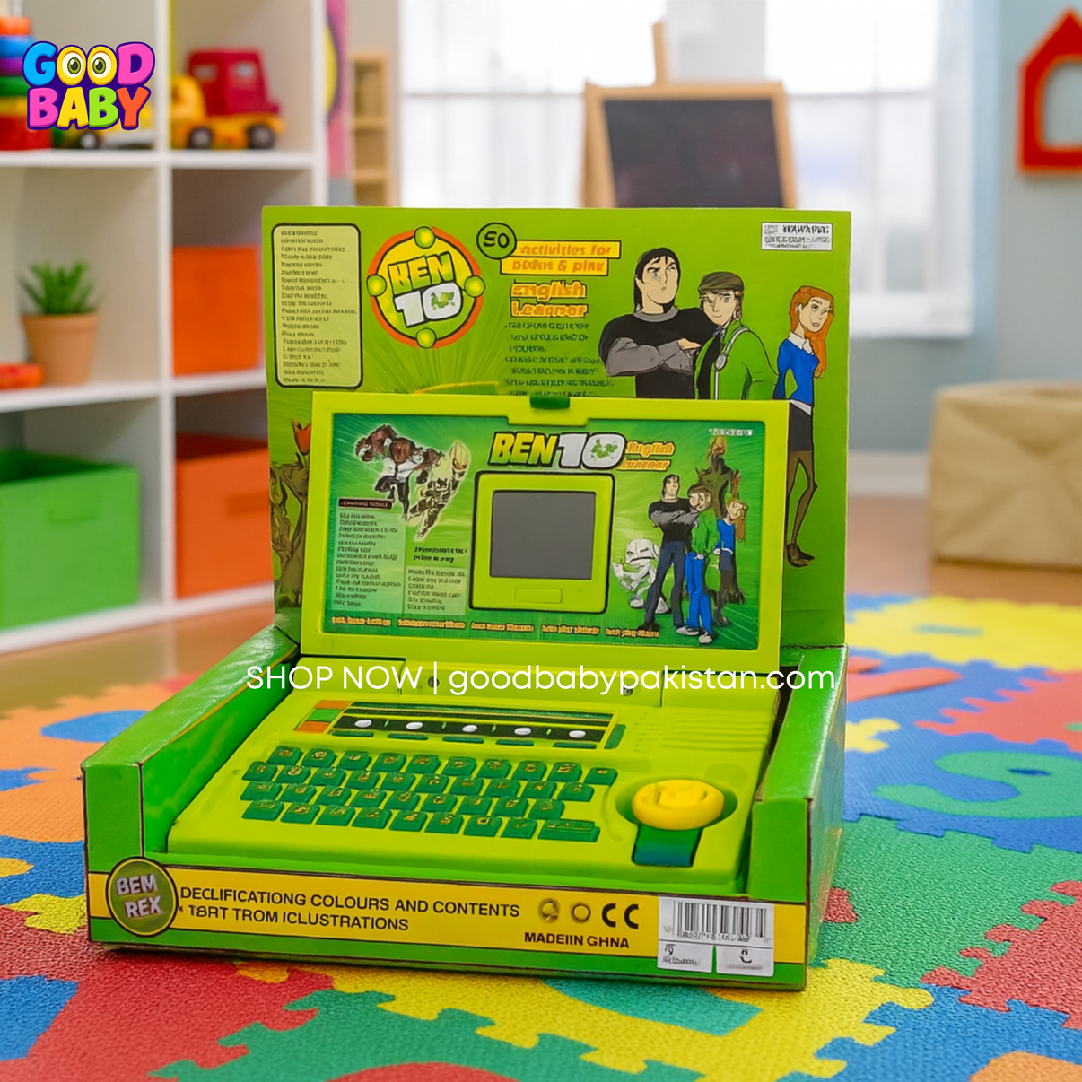 ben 10 kids learning laptop 20 activities
