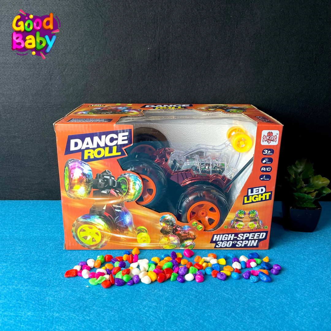 "Best Remote Control Stunt Car for Kids – RC Car with Music and Colorful Lights, Perfect for Boys & Girls in Pakistan"

