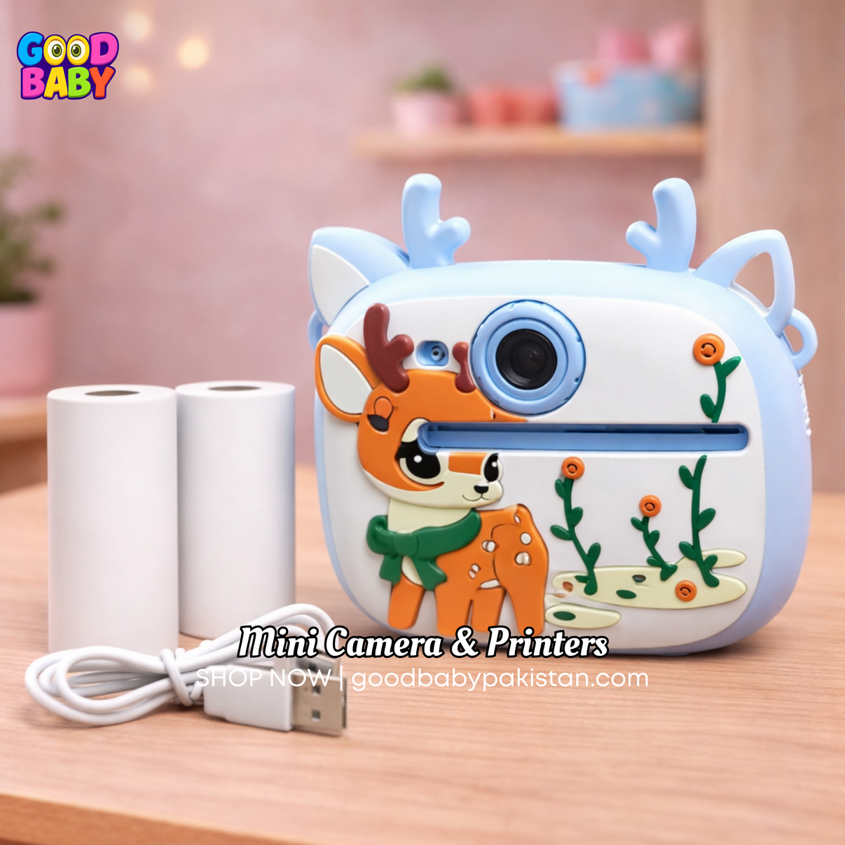 kids bluetooth instant print camera GoodBabyPakistan