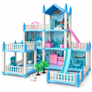 Doll house for girls - kids pretend play dollhouse with furniture, doll house price in Pakistan at GoodBaby
