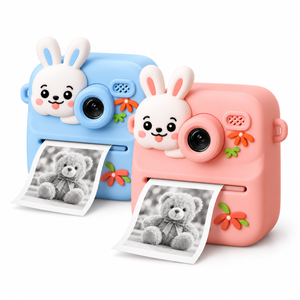 Kids camera with instant photo printer - cute bunny digital camera for kids, best kids camera price in Pakistan, GoodBaby