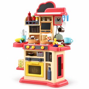 Kids kitchen set toy with cooking play accessories - pretend play kitchen set price in Pakistan, online toy store GoodBaby