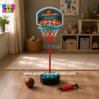 kids adjustable basketball hoop toy for boys and girls
