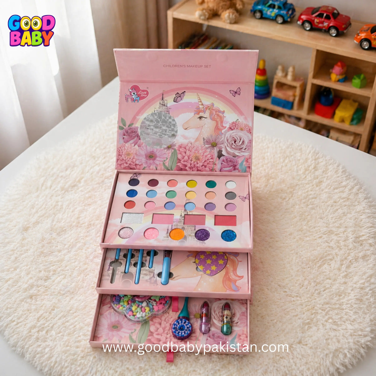 kids makeup kit multi layer beauty box
