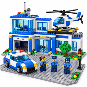 LEGO police station building blocks set for kids - lego price in Pakistan, building blocks toys for boys at GoodBaby toy store