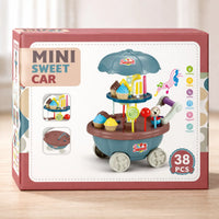 mini ice cream cart toy for kids Pakistan with accessories