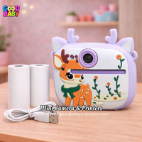 rechargeable kids instant print camera