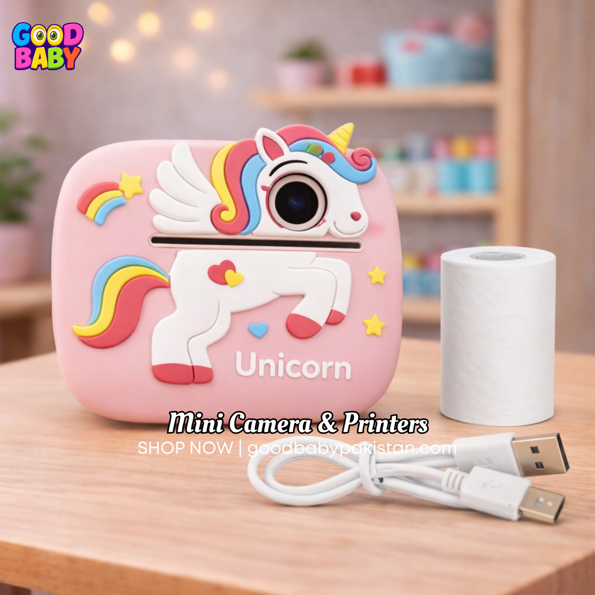 unicorn instant print kids camera Pakistan