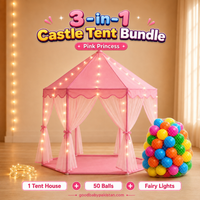 3-in-1 Castle Tent Bundle